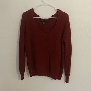 Women's chunky woven sweater